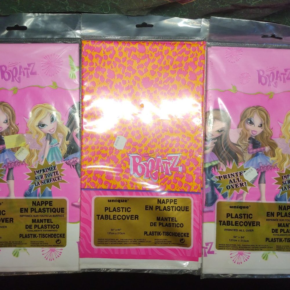 Three Bratz tablecloths